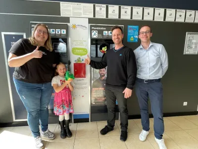 Familienzentrum Sternschnuppe Aldi Spendenwand Kevelaer